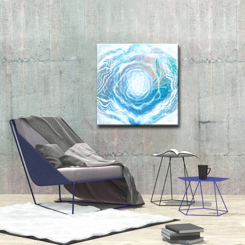 Currents' Abstract Wrapped Canvas Wall Art