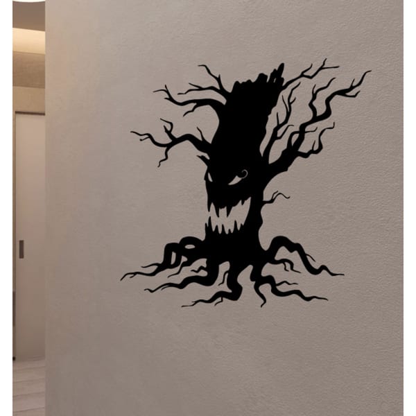 Devious Tree Sticker Evil tree Wall Art Sticker Decal - Bed Bath & Beyond - 11657209
