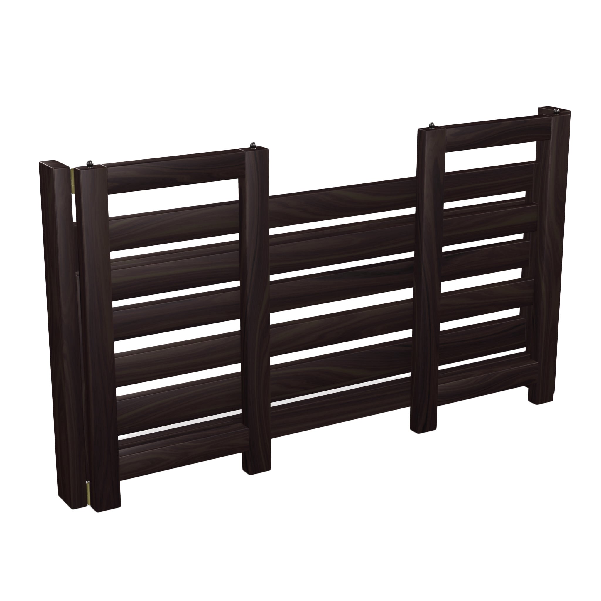 Shop Black Friday Deals On No Assembly Espresso Two Shelf Folding Shoe Rack Organizer 28 Wide Overstock 11657560