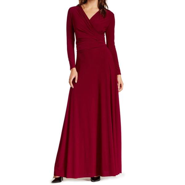 fitted lace wedding dress Red Spaghetti Straps Cutout Beaded Mermaid Long Dress With Split main image 1
