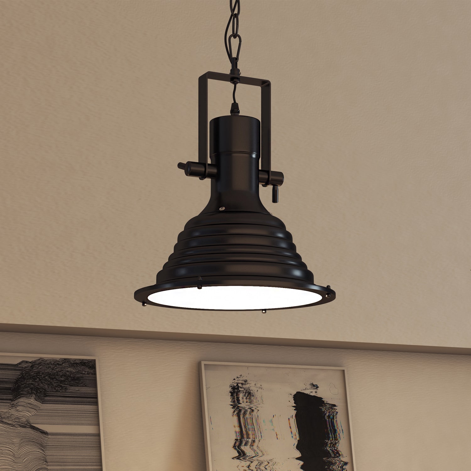 Vonn Lighting Dorado Led Pendant Light Adjule Hanging With Ribbing In Architectural Bronze Vonn Lighting Dorado Led Pendant Light Adjule Hanging With Ribbing In Architectural Bronze