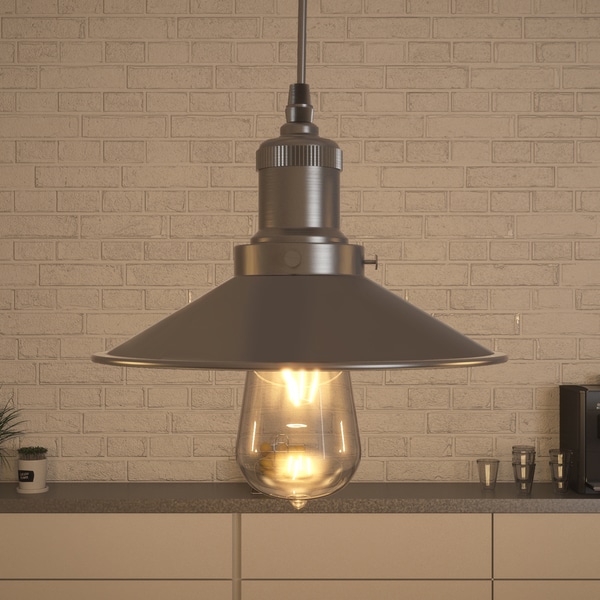 Black mini pendant light