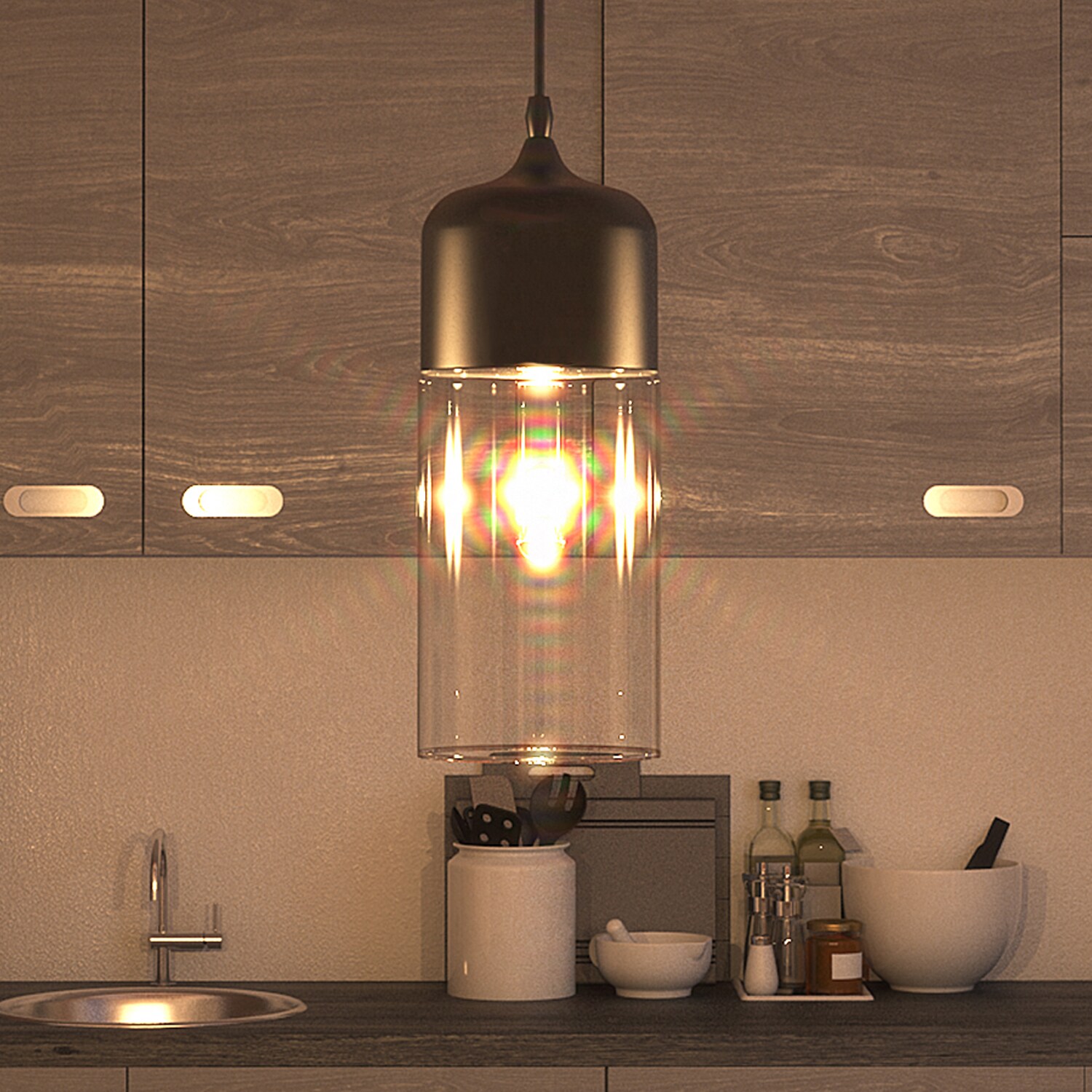 Vonn Lighting Delphinus Led Pendant Light Adjule Hanging With Filament Bulb In Black Vonn Lighting Delphinus Led Pendant Light Adjule Hanging With Filament Bulb In Black
