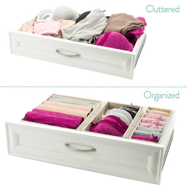 Shop Galliana 3 Piece Collapsible Drawer Storage Organizer Set