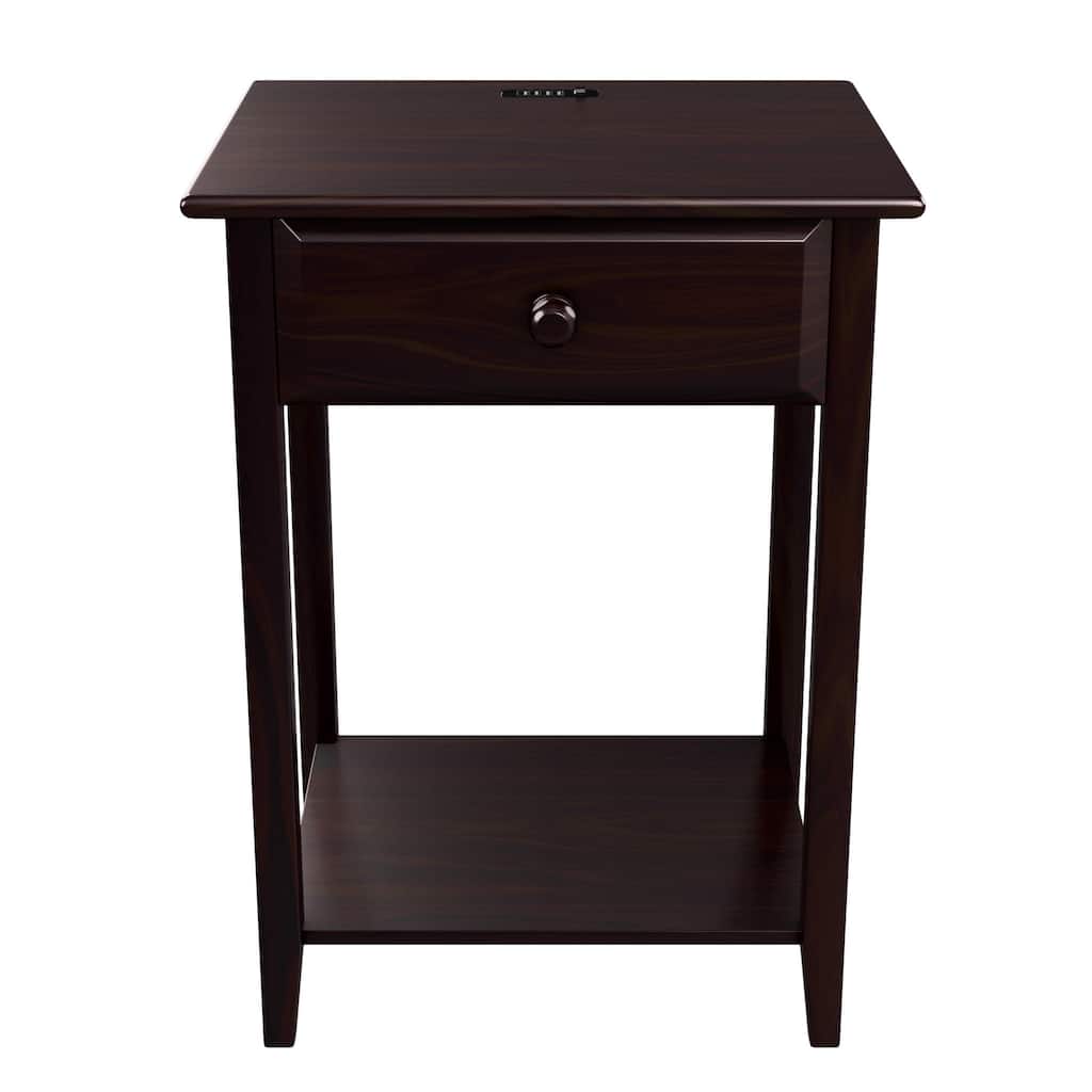 Quality Furniture Espresso Night Stand