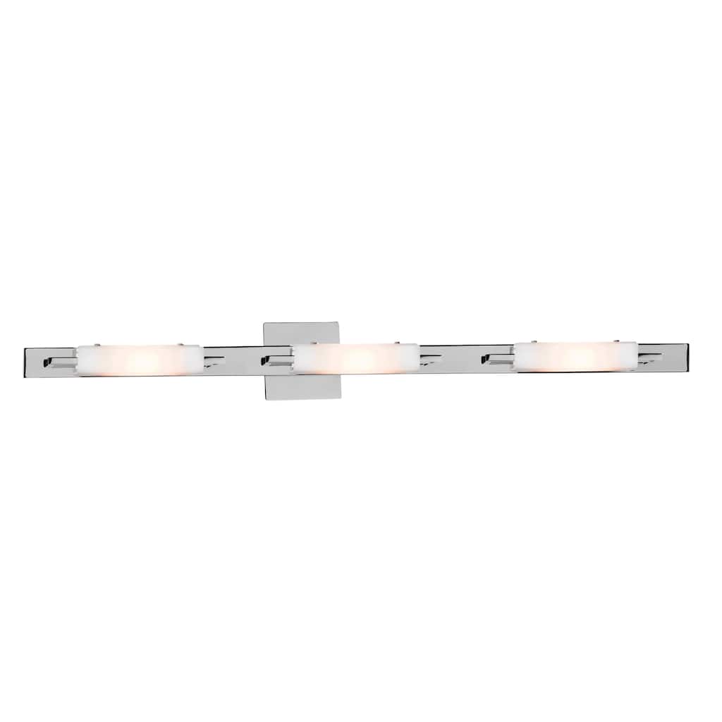 Access Lighting Styx 3-light Chrome Vanity with Opal Shade