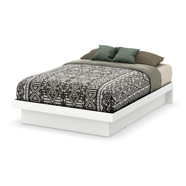 South S Basic Full Double Platform Bed With Moldings South S Basic Full Double Platform Bed With Moldings