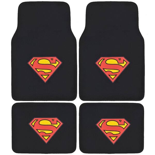 Shop Batman Or Superman Vehicle Floor Mats Set Of 4 Free