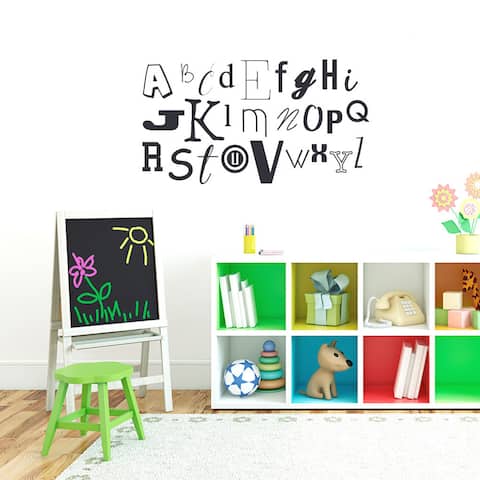 Alphabet Kid's 40-inch Wide Wall Decal