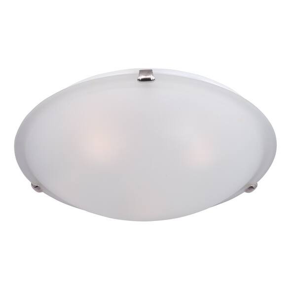 slide 2 of 2, Malaga 4-Light Flush Mount - Silver