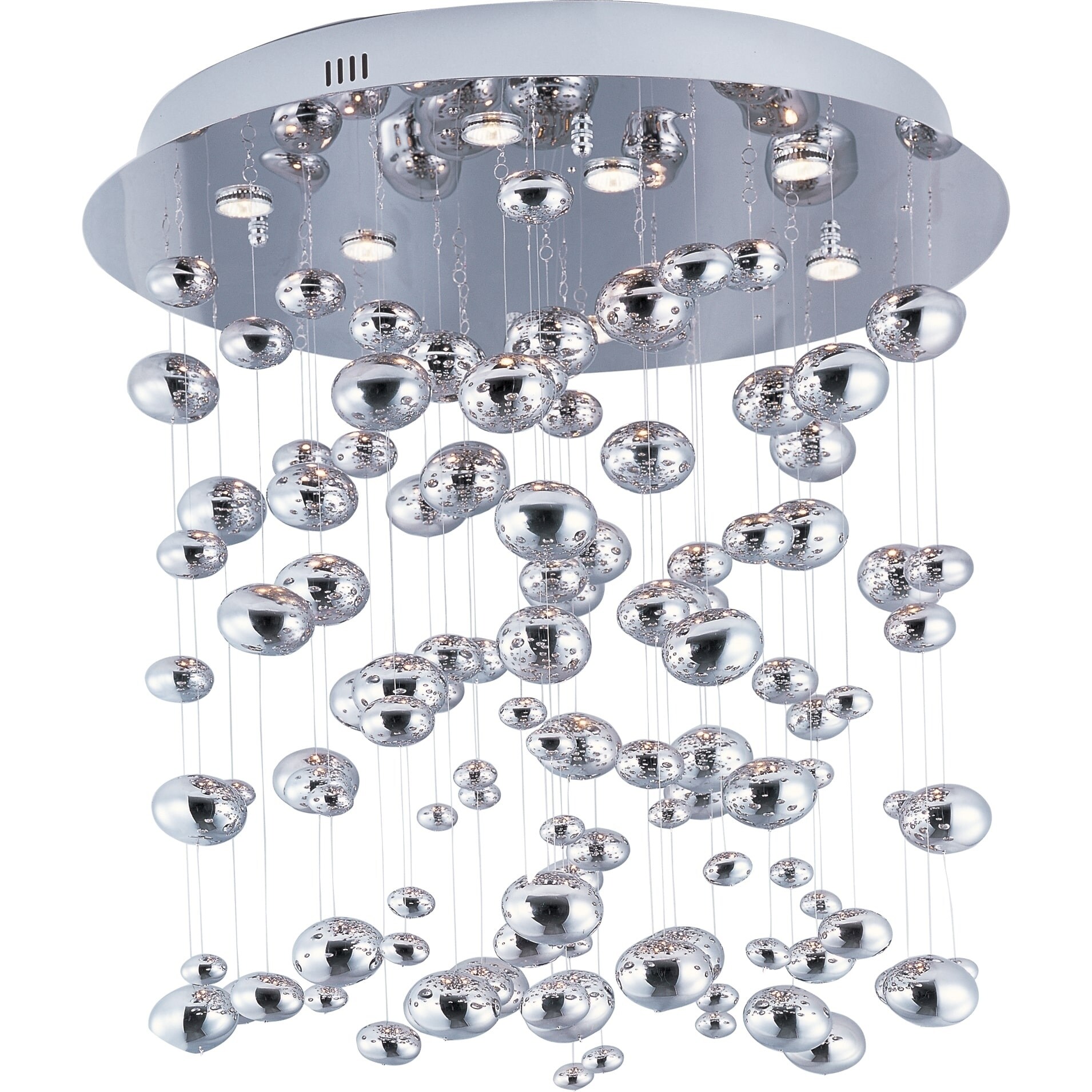 Maxim Dew 9-light Chandelier (Polished Chrome) - Chandeliers For Bedrooms by Overstock.com