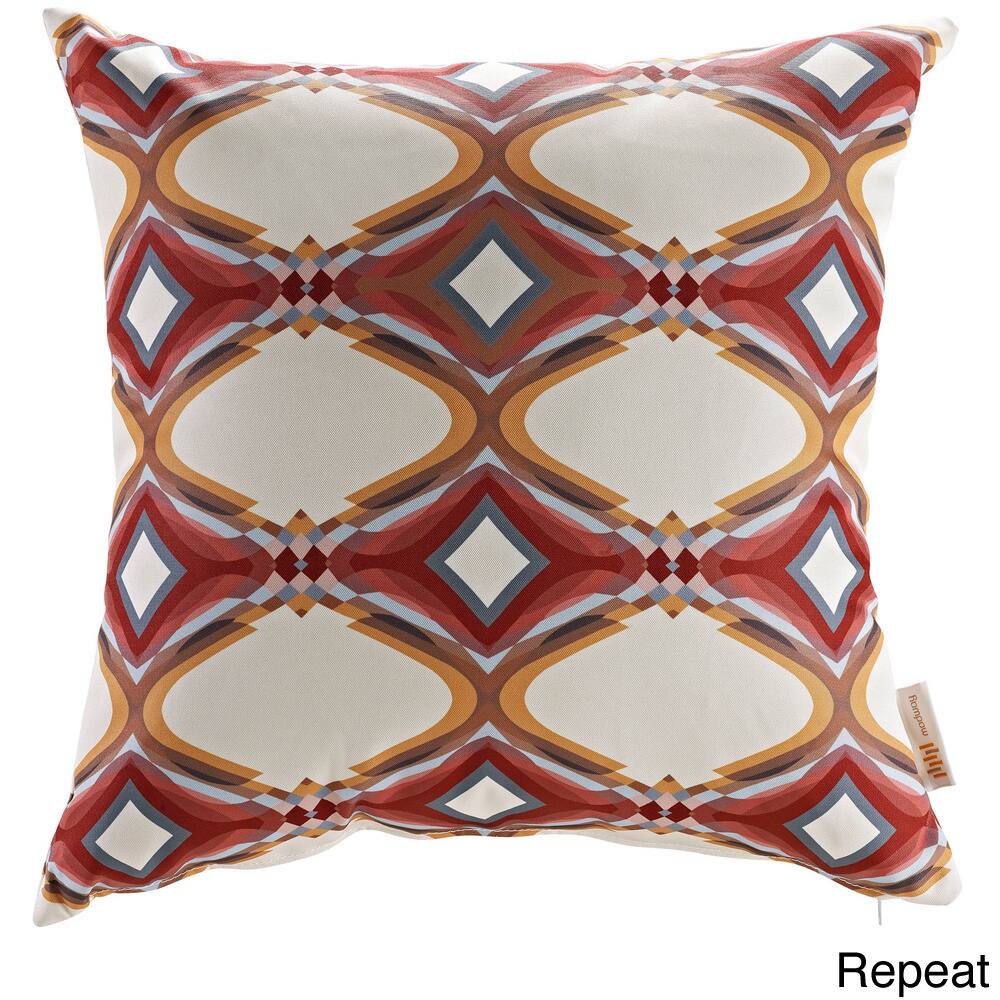 Modify Graphic Print Outdoor Patio Pillow