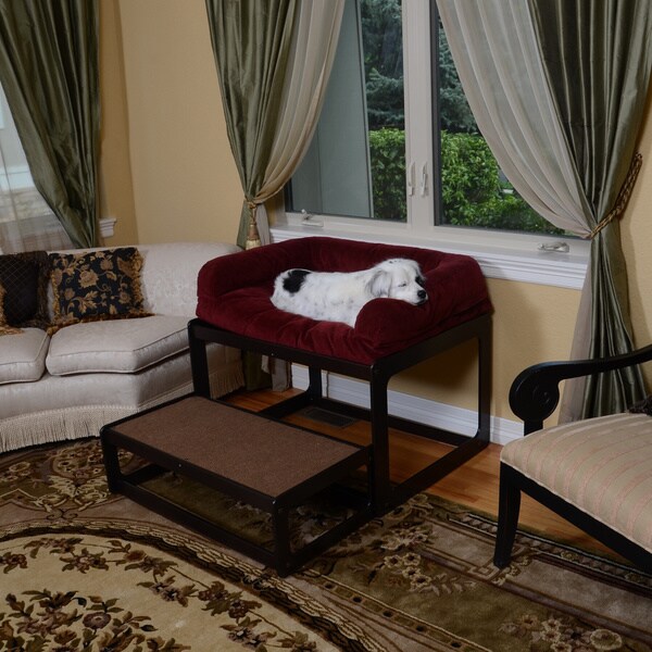 Lacey's Lookout Large Black Pet Window Seat - Free Shipping Today ...