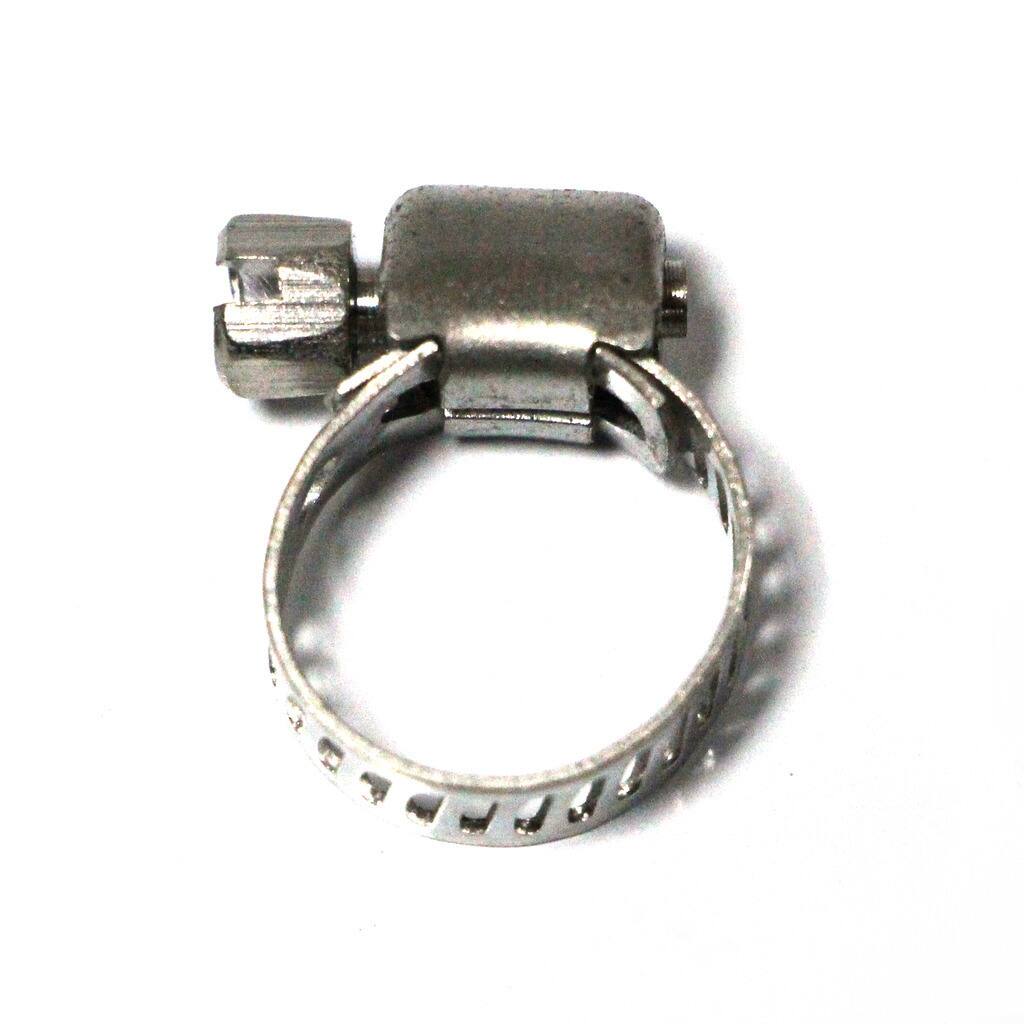 Taze Miniature Worm Gear Hose Clamp/ Worm Drive with 5/16-inch Band Width (Pack of 10)