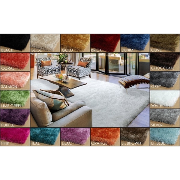 Hand-Tufted Dazzle Shag Runner - 2'3 x 8'