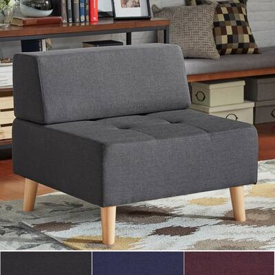 Soto Modern Upholstered Modular Ottoman Chair iNSPIRE Q Modern
