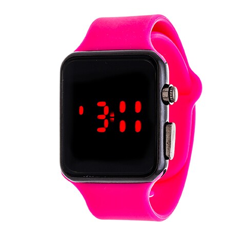 Zunammy Digital Core Ladies Sport Digital with Pink Rubber Strap Watch