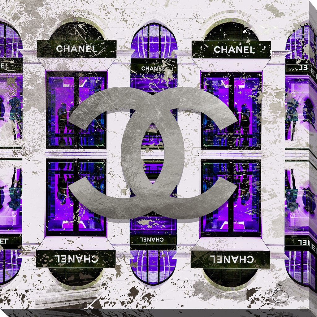 BY Jodi undefinedShop Chanel in purpleundefined Giclee Print Canvas Wall Art  - Overstock - 11663888