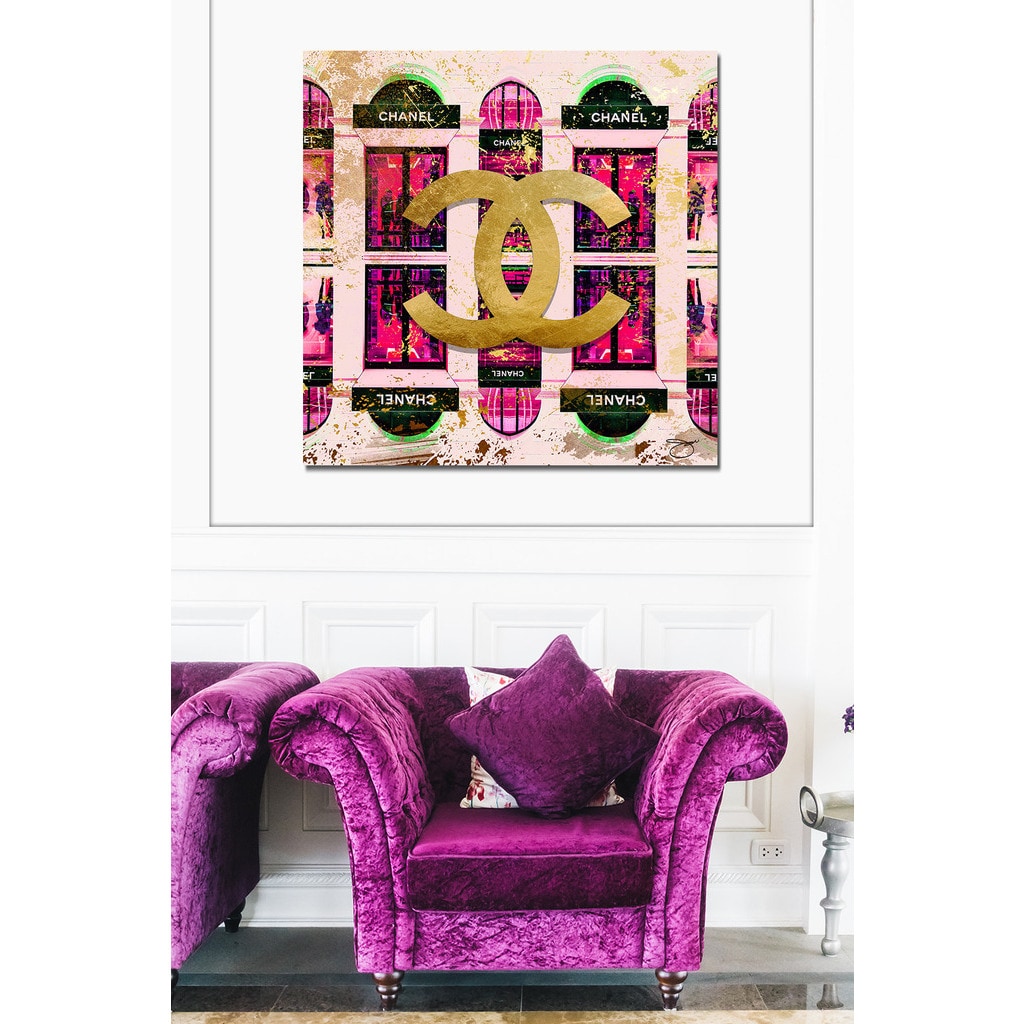 BY Jodi 'Shop Chanel in Pink' Giclee Print Canvas Wall Art - Bed Bath &  Beyond - 11663890