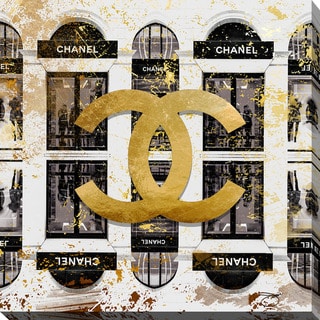 アンティークポスター wspaniale wakacje Conran Shop BY Jodi 'Shop Chanel in black' Giclee Print Canvas Wall Art