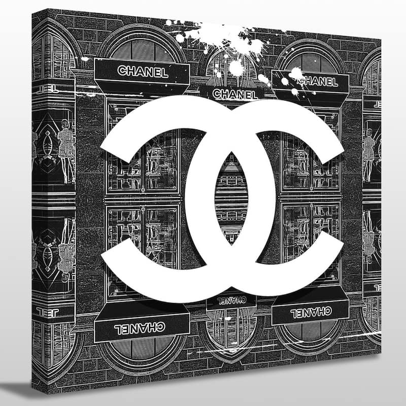 BY Jodi 'CoCo in Black' Giclee Print Canvas Wall Art