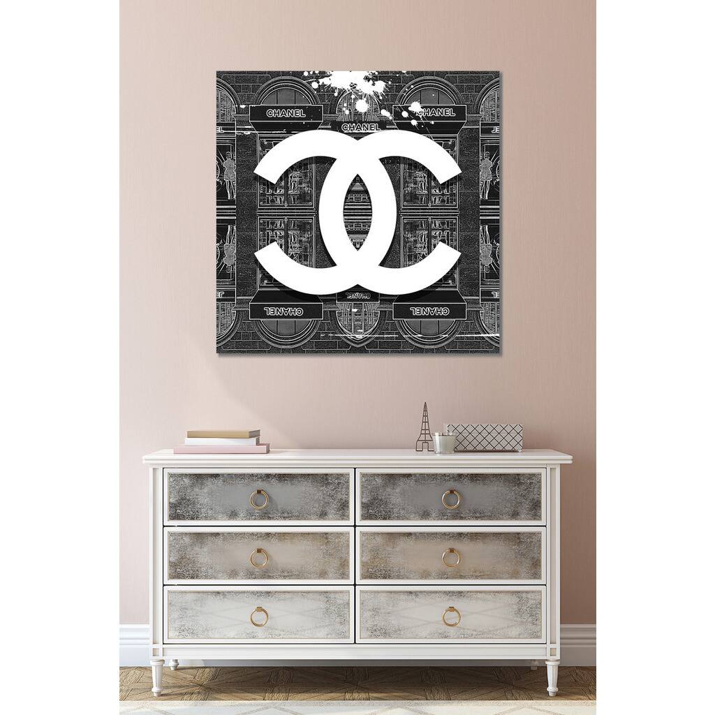 BY Jodi 'CoCo in Black' Giclee Print Canvas Wall Art