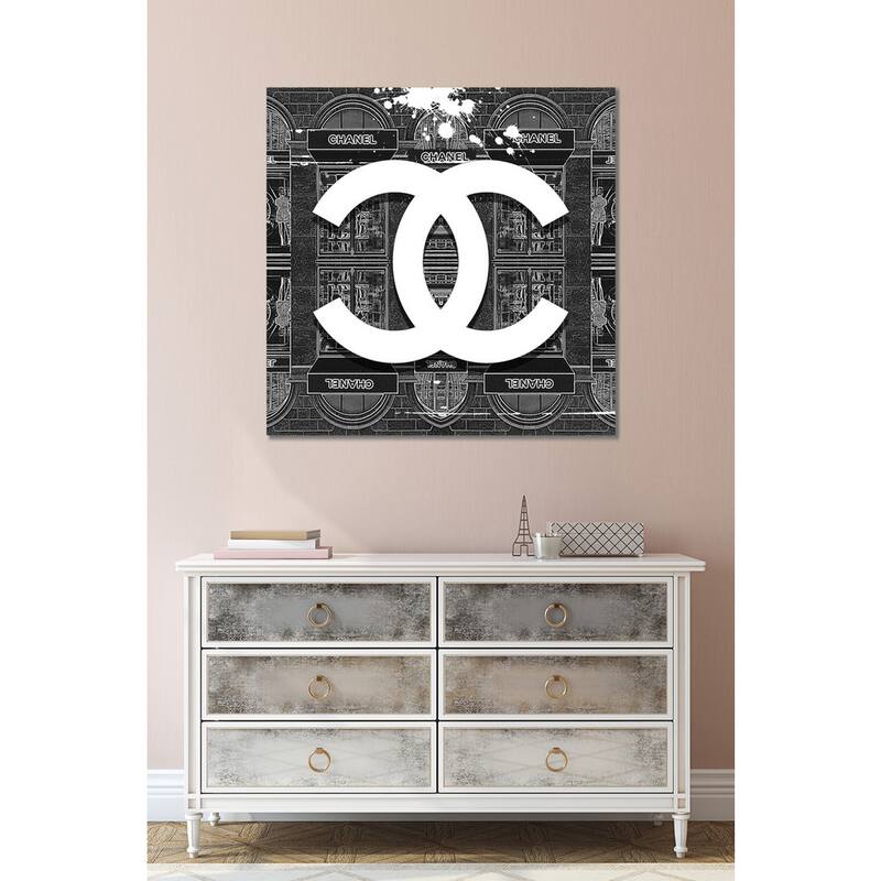 BY Jodi 'CoCo in Black' Giclee Print Canvas Wall Art
