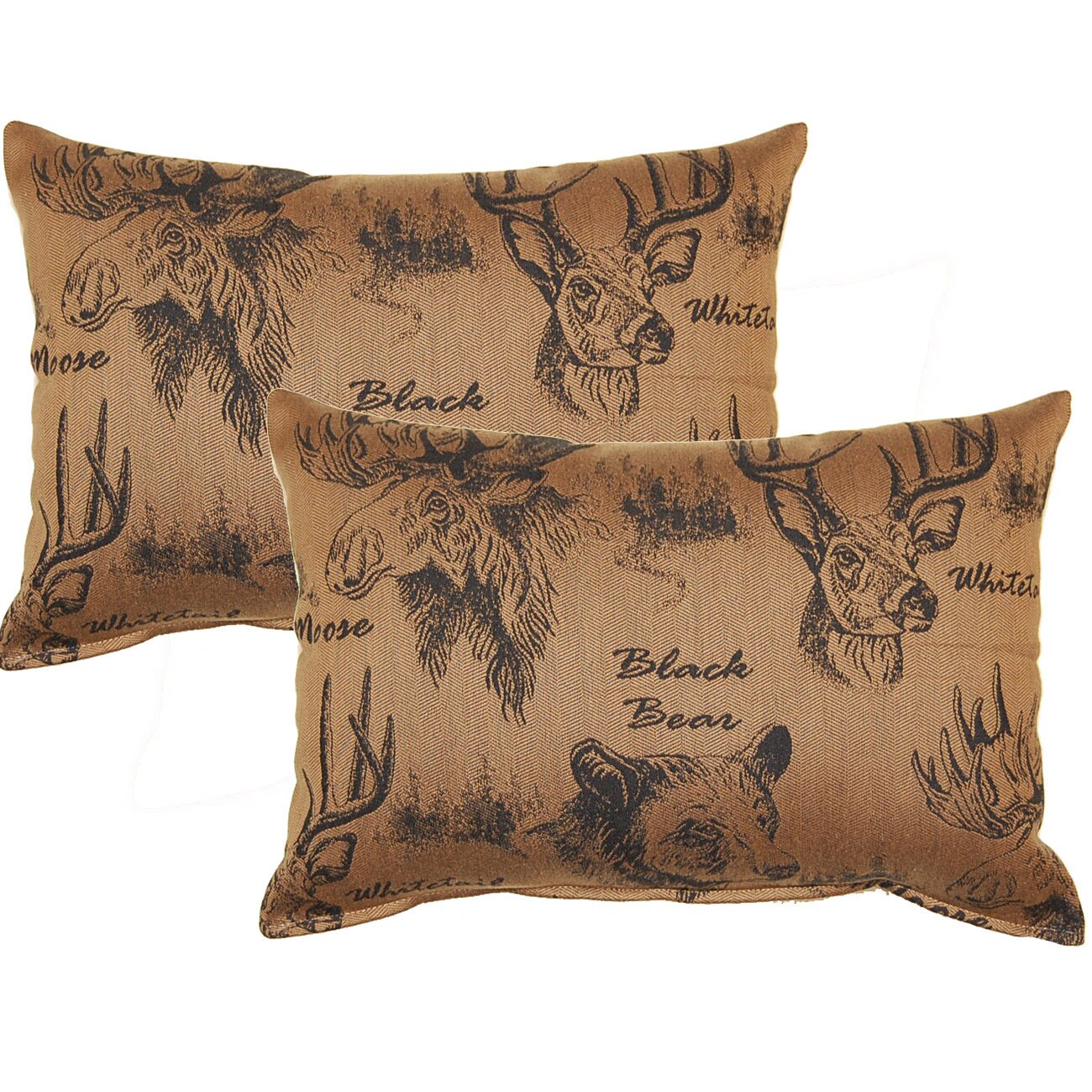 tobacco colored pillows Wilderness Tobacco 12-inch Throw Pillows (Set of 2) - Bed Bath & Beyond