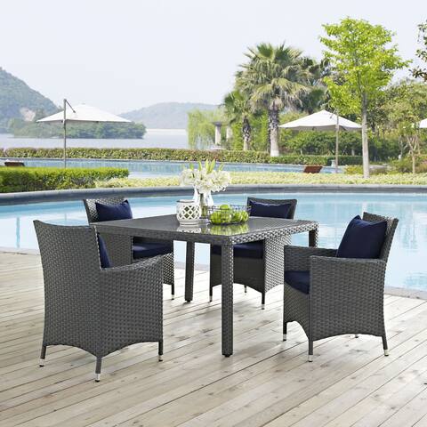 Stopover Outdoor Patio Dining Chairs (Set of 4)