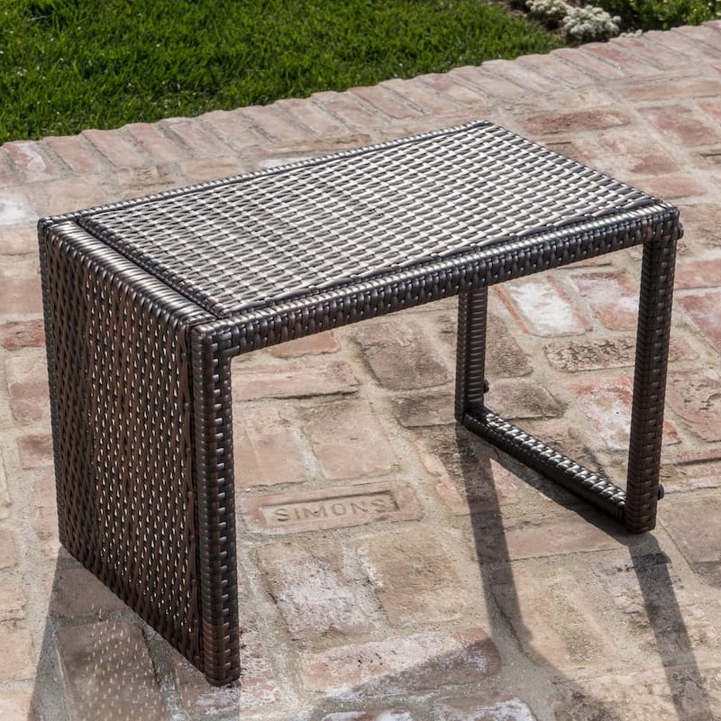 Chaminade Outdoor 2-piece Wicker Adjustable Chaise Lounge Set by Christopher Knight Home