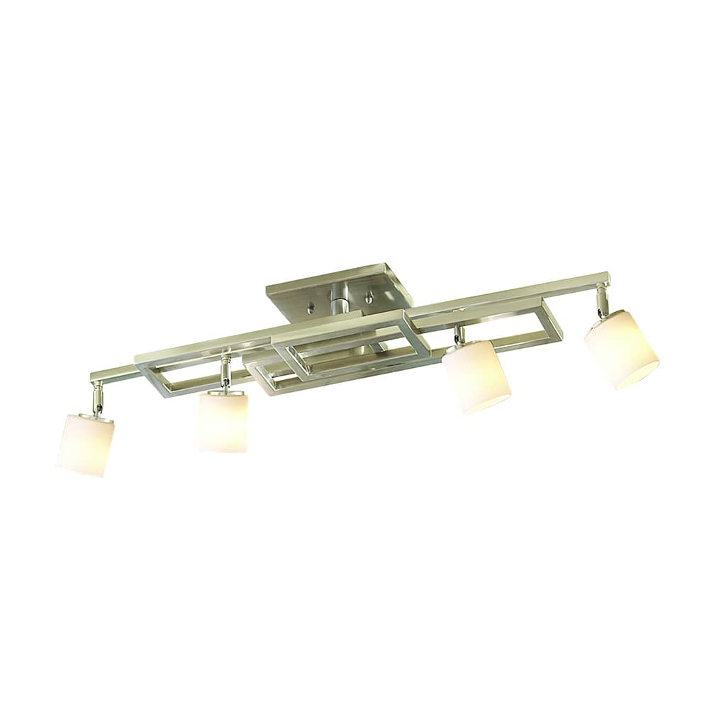Kichler Lighting Contemporary 4-light Brushed Nickel Rail Light