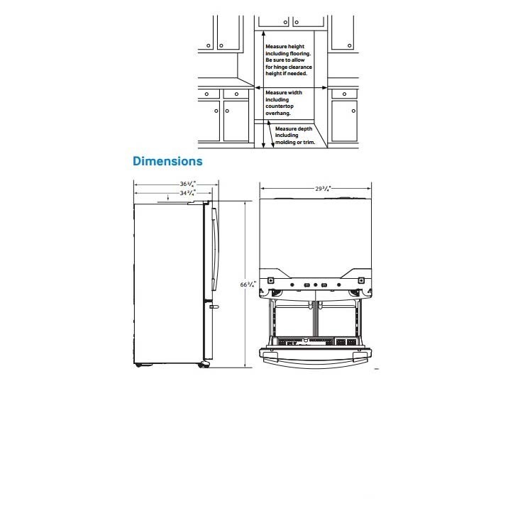 Samsung 30 Inch French Door Refrigerator