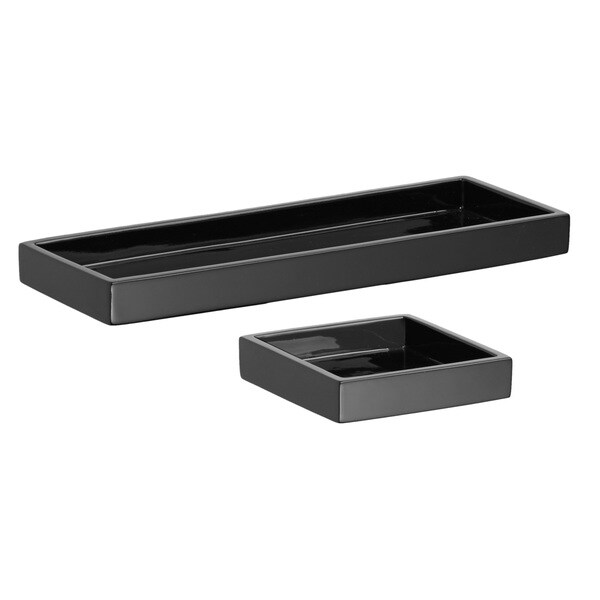 Kraftware Metropolitan Soap Dish/ Amenity Tray (Set of 2)