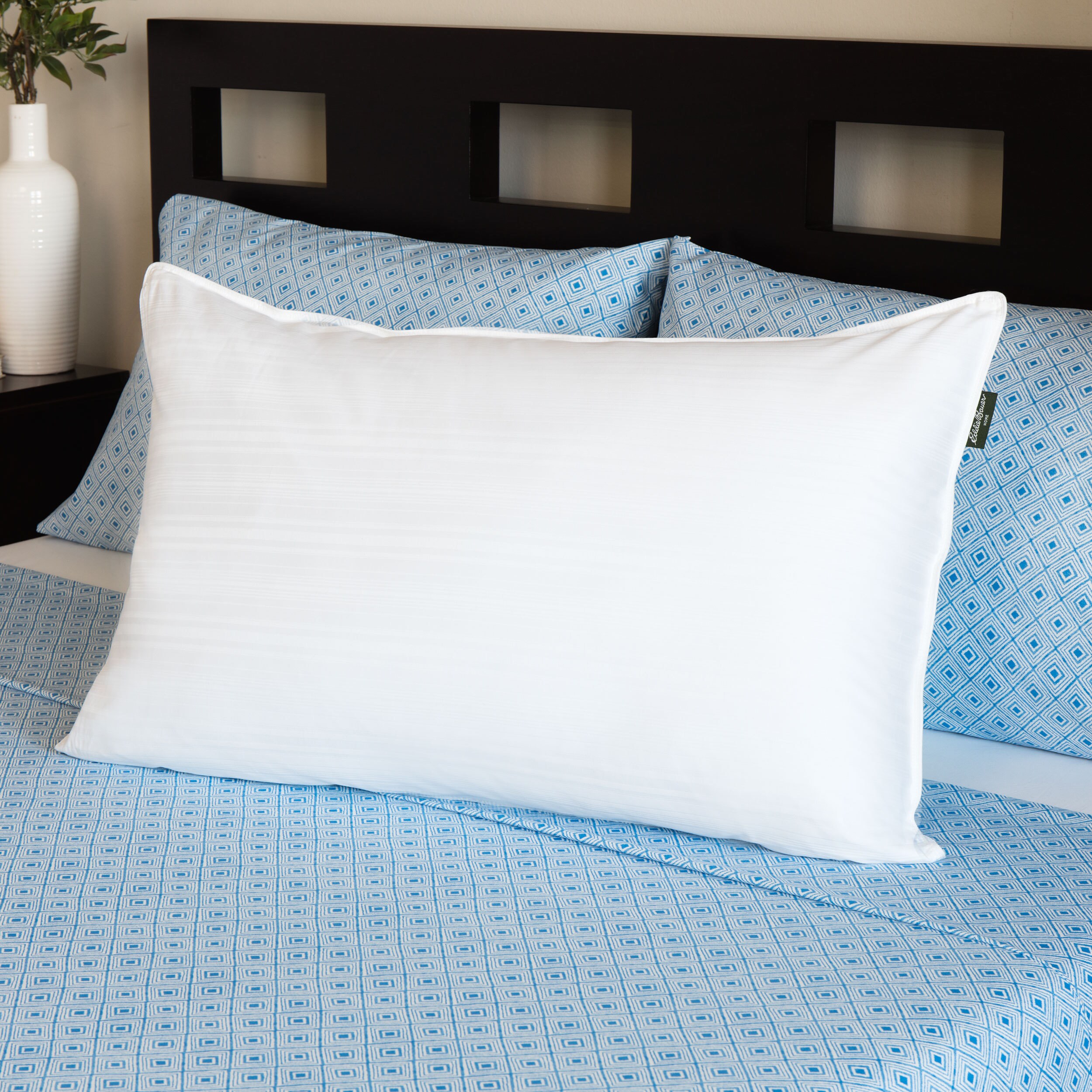 Shop Eddie Bauer 300 Thread Count Down Feather Chamber Pillow