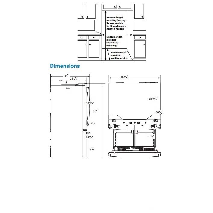 Shop Samsung 36 Inch French Door Refrigerator Free Shipping