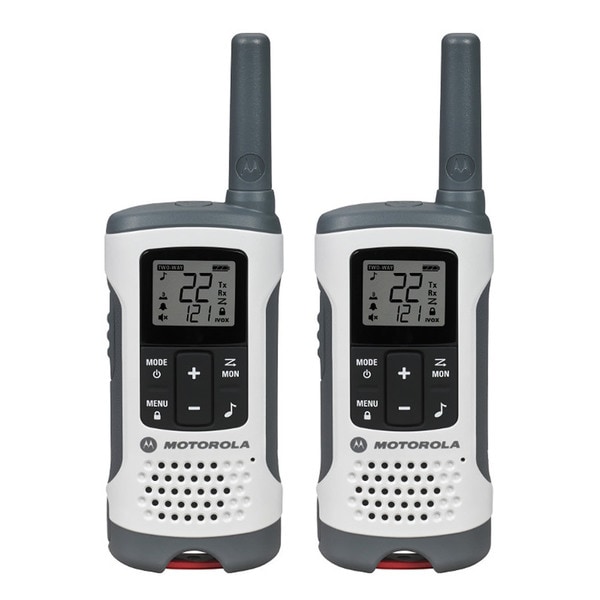 T260 White Rechargeable 2-Way Radio Twin Pack