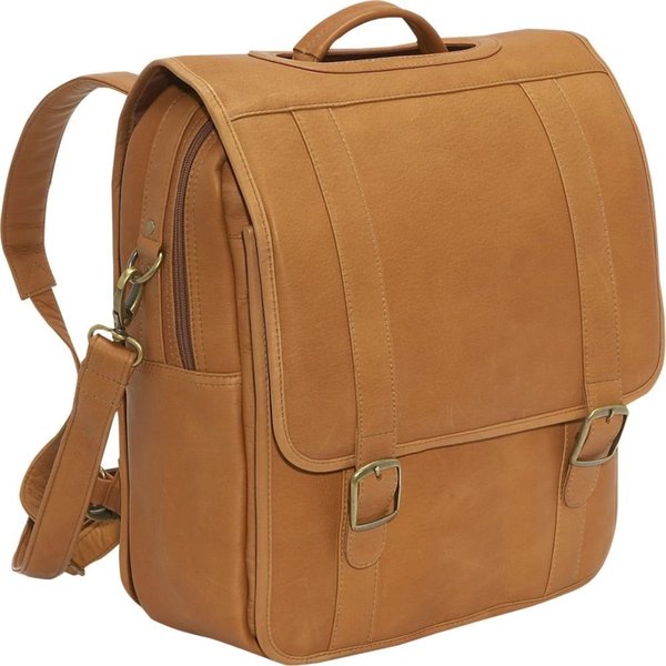 LeDonne Leather Convertible 15.4-inch Laptop Backpack/Briefcase - Free Shipping Today ...