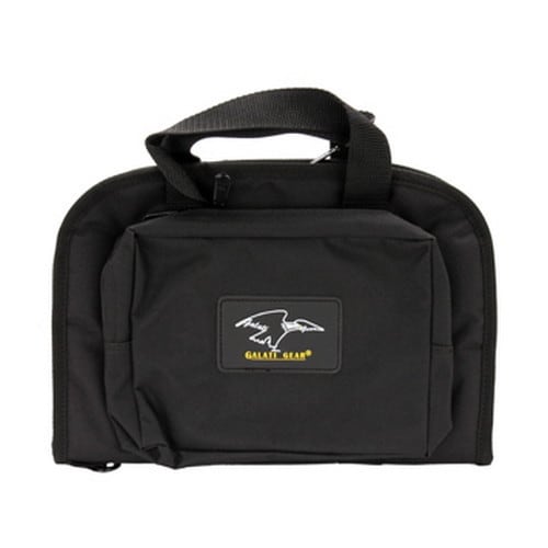 Galati Gear Small Pistol Case w/ Two Exterior Pockets, Black