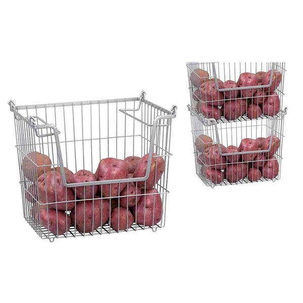 wire baskets for pantry storage
