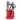 Sensations II 16 pc Plastic Handle Flatware, Red (1.2mm Tumble Finish)