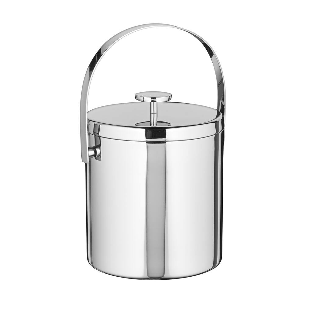 Black Tie 1.7-quart Stainless Ice Bucket
