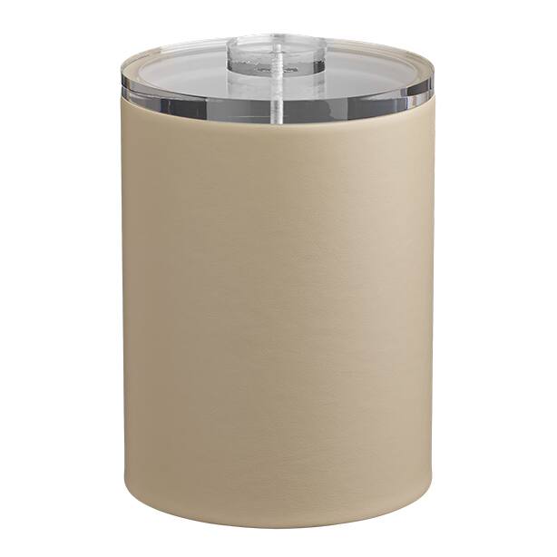 Kraftware Contempo 2-quart Tall Ice Bucket with Thick Lucite, No Handle - Tan