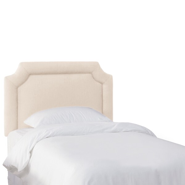 Skyline Furniture Kids Talc Linen Notched Headboard