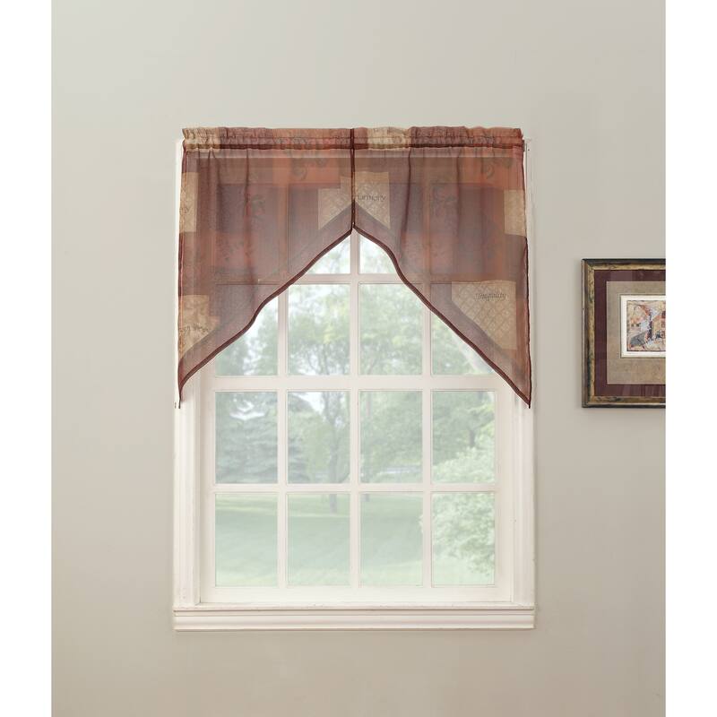 No. 918 Eden Window Valence Swag Pair