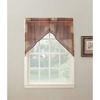 No. 918 Eden Window Valence Swag Pair