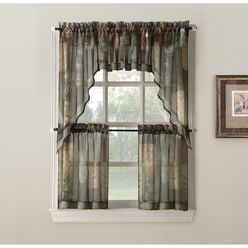 No. 918 Eden Window Valence Swag Pair