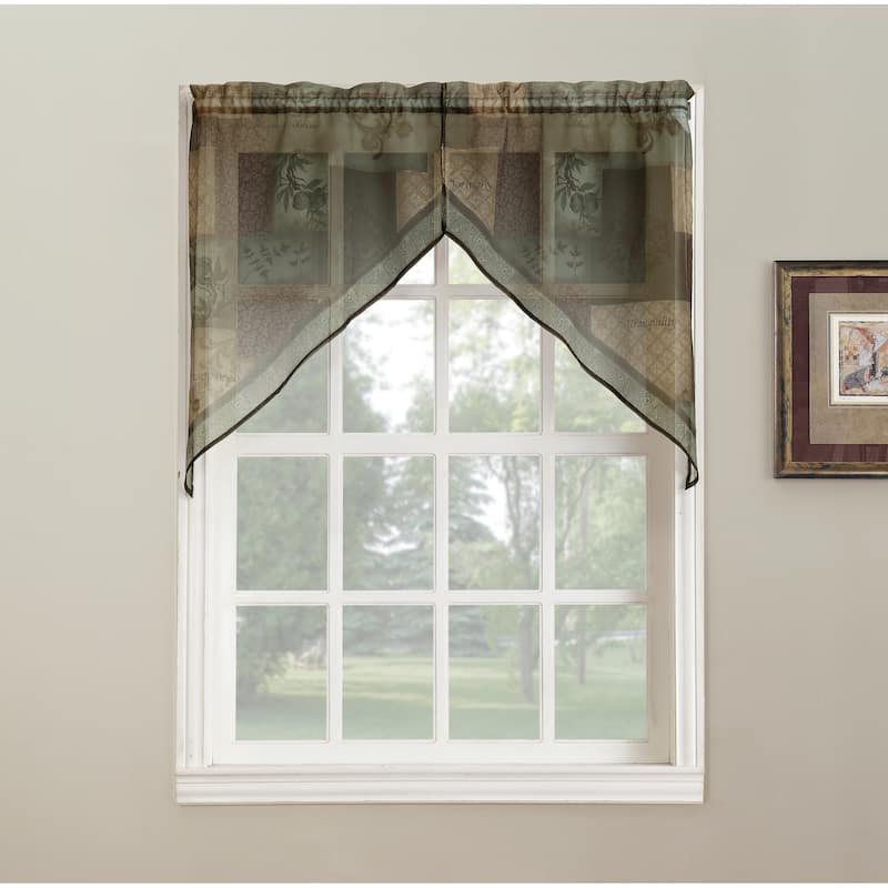 No. 918 Eden Window Valence Swag Pair