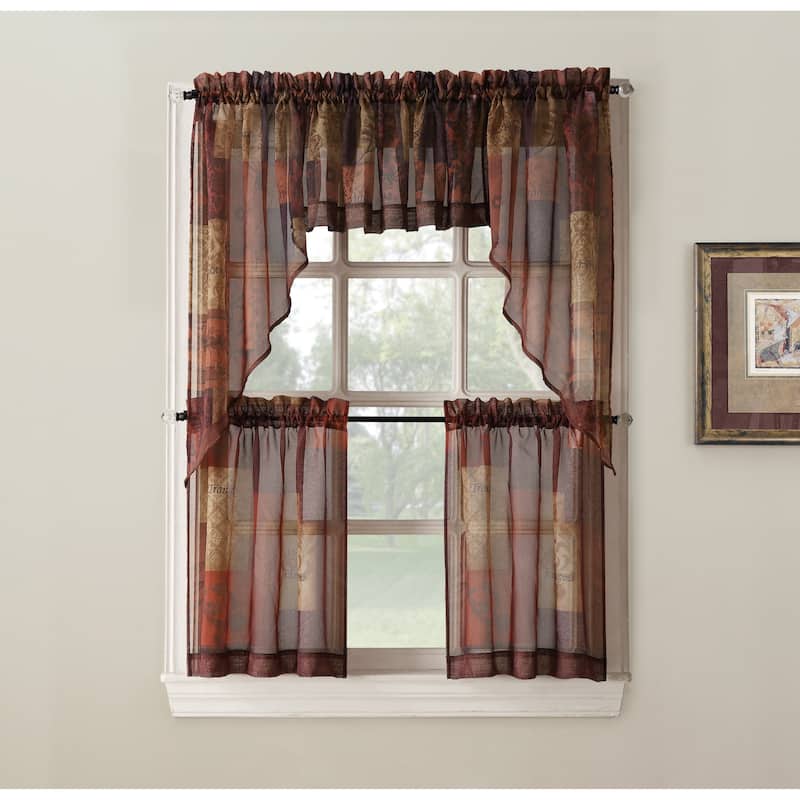 No. 918 Eden Window Valence Swag Pair
