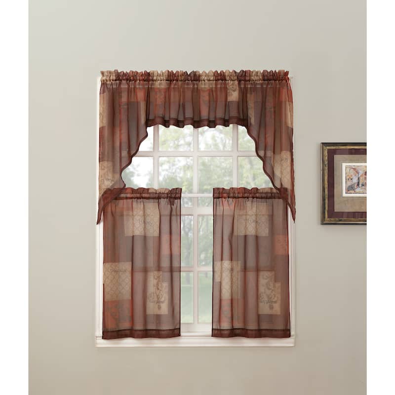 No. 918 Eden Window Valence Swag Pair