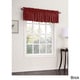 preview thumbnail 22 of 21, Porch & Den Inez Room Darkening Window Valance - 54 x 18 Brick